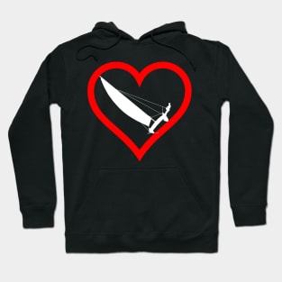 Heart with catamaran Hoodie